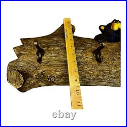 Lg Big Sky Carvers Jasper Bear Coat Rack Jeff Fleming Bearfoots Wall Hanger 26
