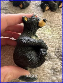 Lot Of 3 Bearfoots Bears Jeff Fleming 2 Bart & 1 Fuzz