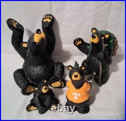 Lot Of 4 Jeff Fleming Big Sky Carver Bearfoots Figures