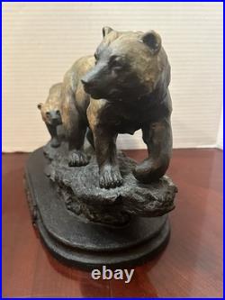 Marc Pierce Sculpture Mountain Matriarch Bear With Cub Big Sky Carvers Marc Pierce Sculpture Mountain Matriarch Bear With Cub Big Sky Carvers