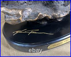 Marc Pierce Sig Collection Prairie Thunder Buffalos Sculpture Big Sky Carvers