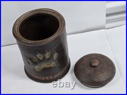 Maskwa Ridge by Big Sky Carvers Bear Paw Canister