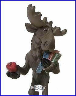 Moose Teacher Figurine #53303 Big Sky Carvers Mountain Mooses Phyllis Driscoll