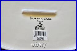 NEW BIG SKY CARVERS BLACK BEAR CASSEROLE DISH PLATTER 15.5 BRUSHWERKS Stunning