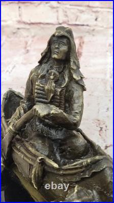 NEW BIG SKY CARVERS BRONZE SCULPTURE ORIGINAL MILO CANOE TRIP BEAR BEARS CUB Art