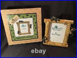 NIB Bearfoots Big Sky Carvers 5x7 Picture Frames by Jeff Fleming Set Of 4