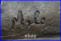 New Big Sky Carvers Bronze Sculpture Original Milo Canoe Trip Bear Bears Cub