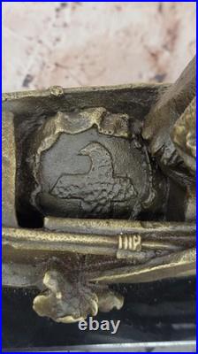 New Big Sky Carvers Bronze Sculpture Original Milo Canoe Trip Bear Bears Gift