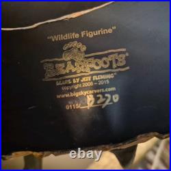 New Big sky carvers made in MT, Bearfoots wildlife figurine by Jeff Fleming