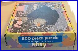 New Jackie & Shadow Bald Eagles Big Bear Valley 500 pc Puzzle Cotton Candy Sky