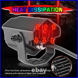 Pair Laser LED Whip Light Pods Overlanding Offroad Marine Boat UTV Sky Tracer 2