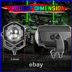 Pair Laser LED Whip Light Pods Overlanding Offroad Marine Boat UTV Sky Tracer 2