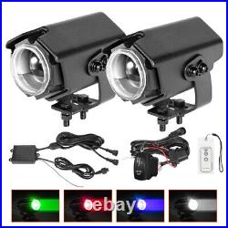 Pair Laser LED Whip Light Pods Overlanding Offroad Marine Boat UTV Sky Tracer 2