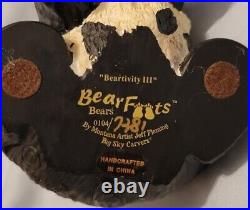 RARE Big Sky Carver Beartivity III 3 Figurines #50479 Bearfoots by Jeff Fleming