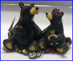 RARE Big Sky Carvers Bearfoots Bears Figure by Jeff Fleming CHRISTMAS MORNING