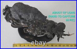 REPAIRED Marc Pierce Home Schooled Bear + Cubs Fishing Sculpture Big Sky Carvers