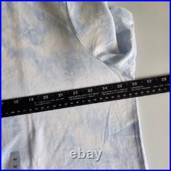 Ralph Lauren Polo Bear T Shirt Sky Blue Cloud Tie Dye Graphic Print Mens XLT