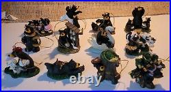 Rare BearFoots By Jeff Fleming 12 Days Of Christmas Artist Stamped JMF