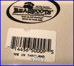 Rare Big Sky Carver Bearfoots Large Chip & Dip Baby Bear Cubs By Jeff Fleming
