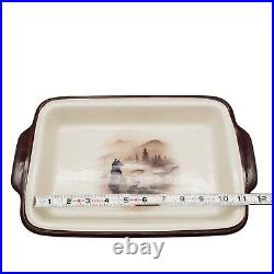 Rare Big Sky Carvers High Country Harmony Casserole VTG Baking Dish HTF Bear