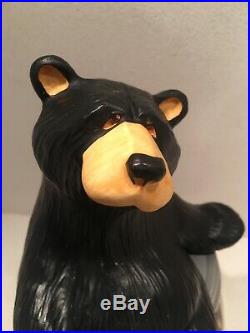 Rare Big Sky Carvers Jeff Fleming Bearfoots Shelf Sitter Black Bear Figurine