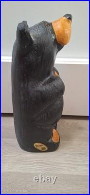 Rare Big Sky Carvers Jeff Fleming Black Bear Wood Carving