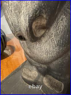 Rare Big Sky Carvers Wooden Carved Old Bear Western Pine 20 Manhattan Montana