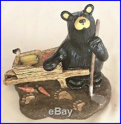 Rare Retired Bearfoots Big Sky Carvers Bear Figurine Uncle Peter 6x7
