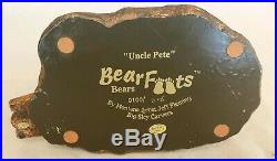 Rare Retired Bearfoots Big Sky Carvers Bear Figurine Uncle Peter 6x7