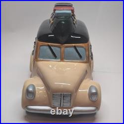 Rare VGC Big Sky CarversThe Bearfoot Bears Go Camping Cookie Jar Canister IOB