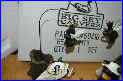 Retired Big Sky Carvers Beartivity #50410 7 Pc Charming Bear Nativity in Box