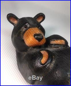 Riley Bear Carved & Signed By Jeff Fleming Big Sky Bears VG Cond Authentic