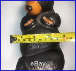 Riley Bear Carved & Signed By Jeff Fleming Big Sky Bears VG Cond Authentic