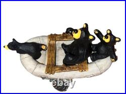 River Rafters BEARFOOTS by Jeff Fleming Big Sky Carvers LIMITED NUMBERED E8884 River Rafters BEARFOOTS by Jeff Fleming Big Sky Carvers LIMITED NUMBERED E8884
