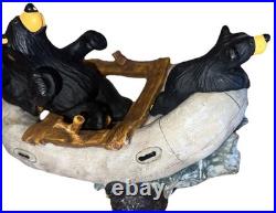 River Rafters BEARFOOTS by Jeff Fleming Big Sky Carvers LIMITED NUMBERED E8884 River Rafters BEARFOOTS by Jeff Fleming Big Sky Carvers LIMITED NUMBERED E8884