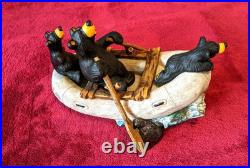 River Rafters BEARFOOTS by Jeff Fleming Big Sky Carvers Numbered
