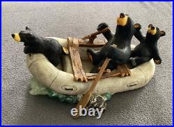 River Rafters BEARFOOTS by Jeff Fleming Big Sky Carvers See Description
