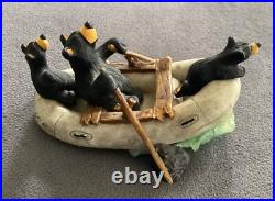River Rafters BEARFOOTS by Jeff Fleming Big Sky Carvers See Description
