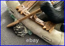River Rafters BEARFOOTS by Jeff Fleming Big Sky Carvers See Description