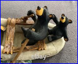 River Rafters BEARFOOTS by Jeff Fleming Big Sky Carvers See Description