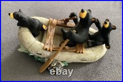 River Rafters BEARFOOTS by Jeff Fleming Big Sky Carvers See Description
