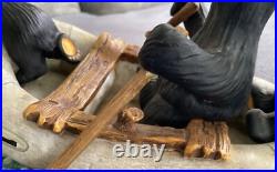 River Rafters BEARFOOTS by Jeff Fleming Big Sky Carvers See Description