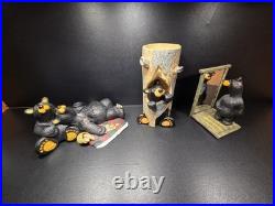 Set of 3 Big Sky Carvers Bear Foots Bears by Artist Jeff Fleming