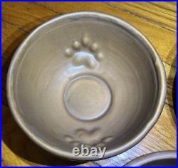 Set of 3 Big Sky Carvers Maskwa Ridge Bear Paw Pottery 6 3/8 Soup Cereal Bowls