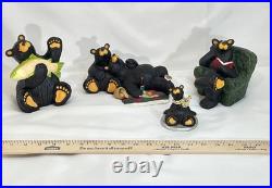 Set of 4 Big Sky Carvers Bear Foots Bears by Artist Jeff Fleming Set of 4 Big Sky Carvers Bear Foots Bears by Artist Jeff Fleming