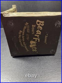 Set of 4 Big Sky Carvers Bear Foots Bears by Artist Jeff Fleming