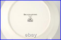 Set of 4 Brushwerks Stoneware Big Sky Carvers Ceramic Salad Plate 8 1/2 Bear