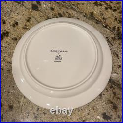 Set of 6 Brushwerks Stoneware Big Sky Carvers Ceramic Dinner Plates Bear