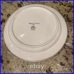 Set of 6 Brushwerks Stoneware Big Sky Carvers Ceramic Dinner Plates Bear
