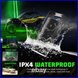 Sky Tracer Green Laser Whip Lights Antenna with Remote for Can-Am Maverick X3 Max
